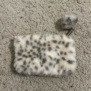 Pottery Barn leopard print small bag